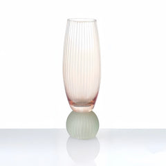 Taça Collors champanhe laranja e verde