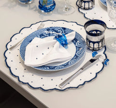 Porta Guardanapo acrílico Color Line Blue