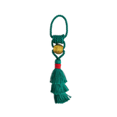 Porta Guardanapo Tassel Natal bola dourada