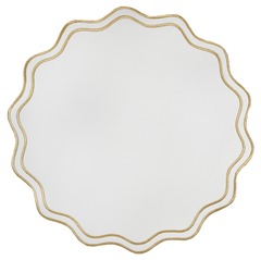 Jogo americano Serena Branco e Dourado