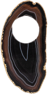 Porta Guardanapo Ágata chapa Preto