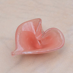 Coração porta objetos quartzo rose