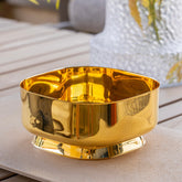 Cachepot Bellini ouro Riva