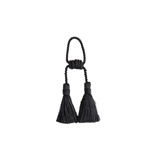 Kit 2 Porta Guardanapos Tassel Preto