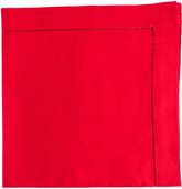 Guardanapo 100% algodão Vermelho