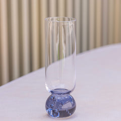 Conjunto 4 Taças Bubble champanhe ônix