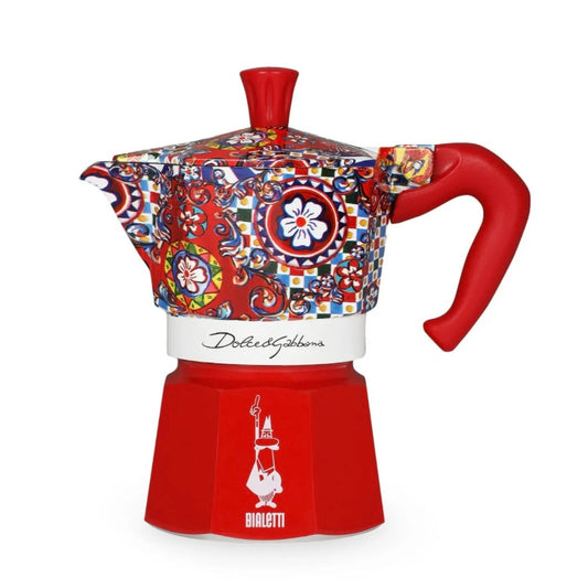 Cafeteira Moka Express Bialetti x D&G Carretto 3 xic