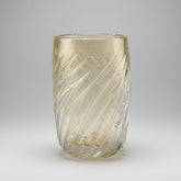 Vaso Venlo P cristal com ouro