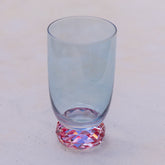 Conjunto 6 Copos Diamante azul e rosa