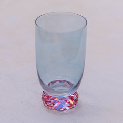 Conjunto 6 Copos Diamante azul e rosa