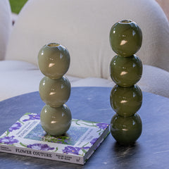 Vaso esferas M verde