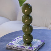Vaso esferas G verde