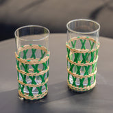 Conjunto de copos longos Verde