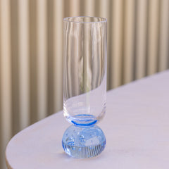 Taça Bubble champanhe azul