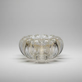 Cachepot Dinant cristal com ouro