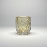 Vaso Venlo PP cristal com ouro