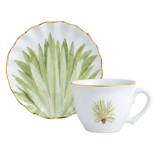 Conjunto de xícaras para chá Água de Coco 8 peças