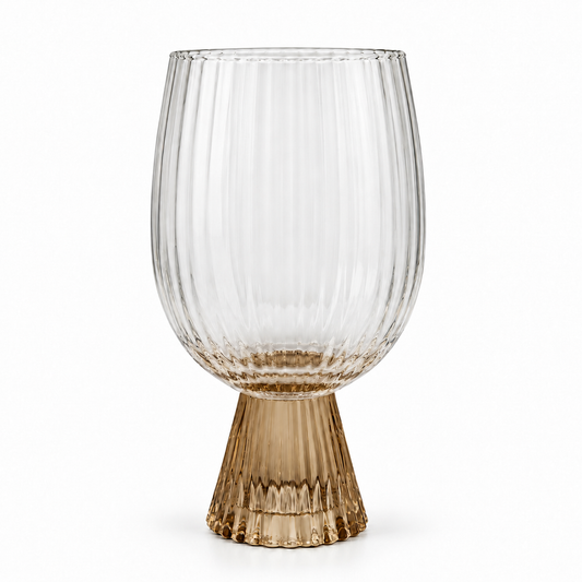 Taça Prisma âmbar
