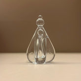 Mini Nossa Senhora da Aparecida de Murano Cristal