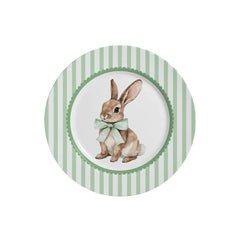 Conjunto pratos sobremesa Coelho verde