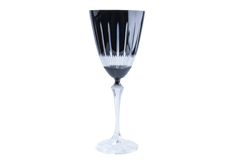 Taça para água Elizabeth lapidada preto