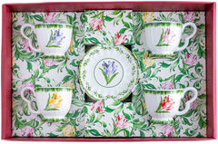 Conjunto de xícaras para chá Tulipas