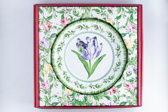 Conjunto de pratos rasos Tulipas