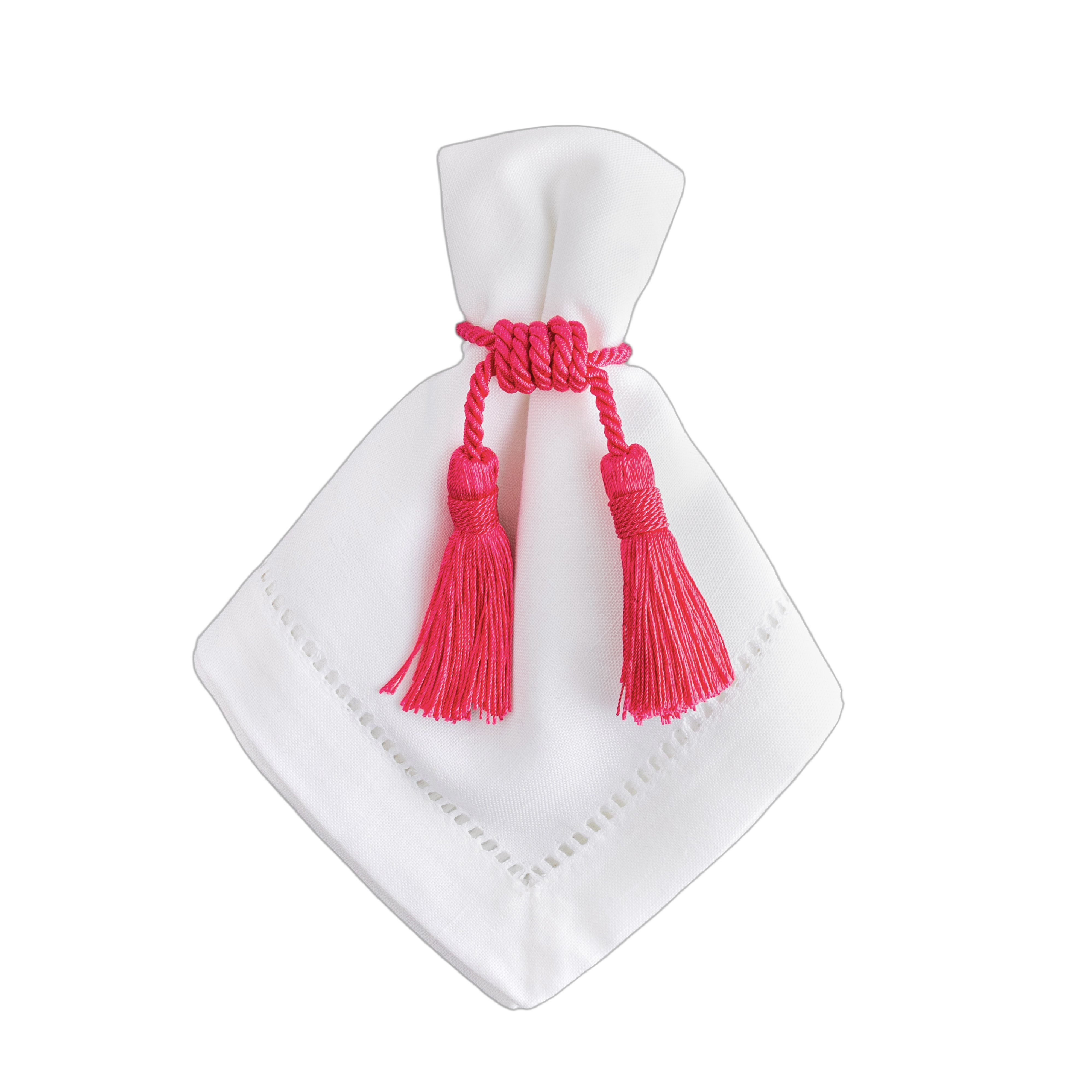 Porta Guardanapo Tassel Rosa