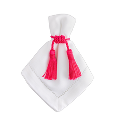 Porta Guardanapo Tassel Rosa