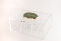 Caixa de chá Ágata Verde