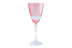 Taça para água Elizabeth lapidada salmão