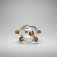 Cachepot New Cristal detalhe Âmbar