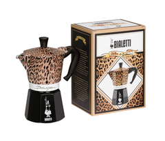 Cafeteira Moka Express Bialetti x D&G Leopardo 6 xic