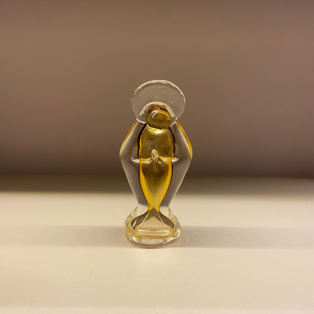 Mini Santa de Murano Ambar