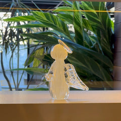 Anjo de Murano Quartzo Perola