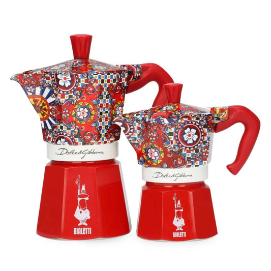 Cafeteira Moka Express Bialetti x D&G Carretto 3 xic