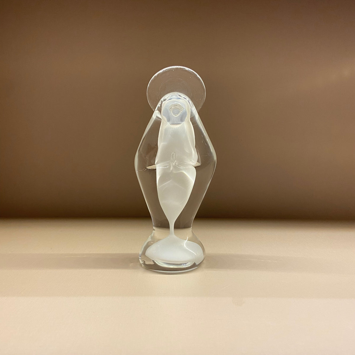 Mini Santa de Murano Quartzo Perola