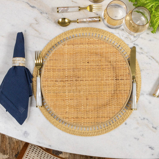 Sousplat Rattan Leif