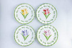 Conjunto de pratos rasos Tulipas