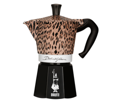Cafeteira Moka Express Bialetti x D&G Leopardo 6 xic