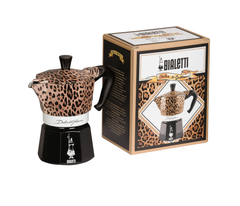 Cafeteira Moka Express Bialetti x D&G Leopardo 3 xic