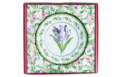 Conjunto de pratos rasos Tulipas