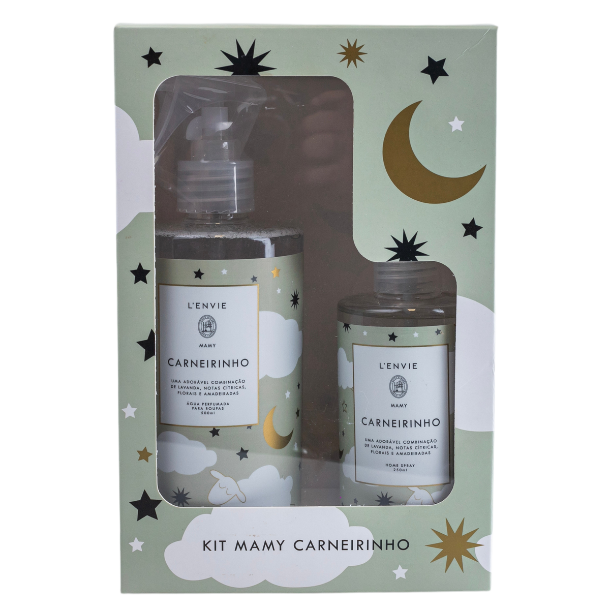 Kit de água perfumada e home spray Mamy Carneiririnho