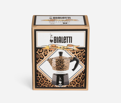 Cafeteira Moka Express Bialetti x D&G Leopardo 3 xic