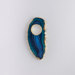 Porta Guardanapo Ágata chapa Azul