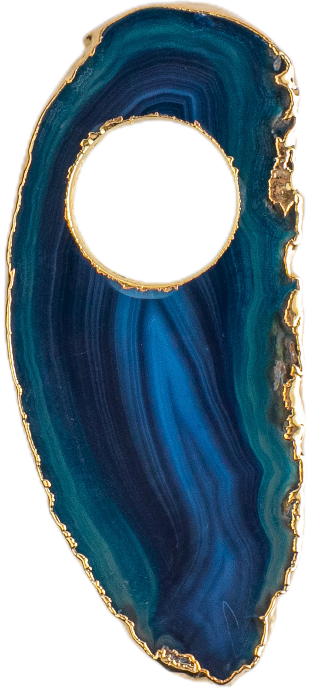 Porta Guardanapo Ágata chapa Azul
