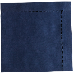 Guardanapo 100% algodão Azul Marinho