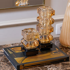 Vaso de cristal God and Black G