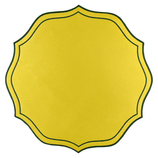 Jogo americano Classic Amarelo e Verde