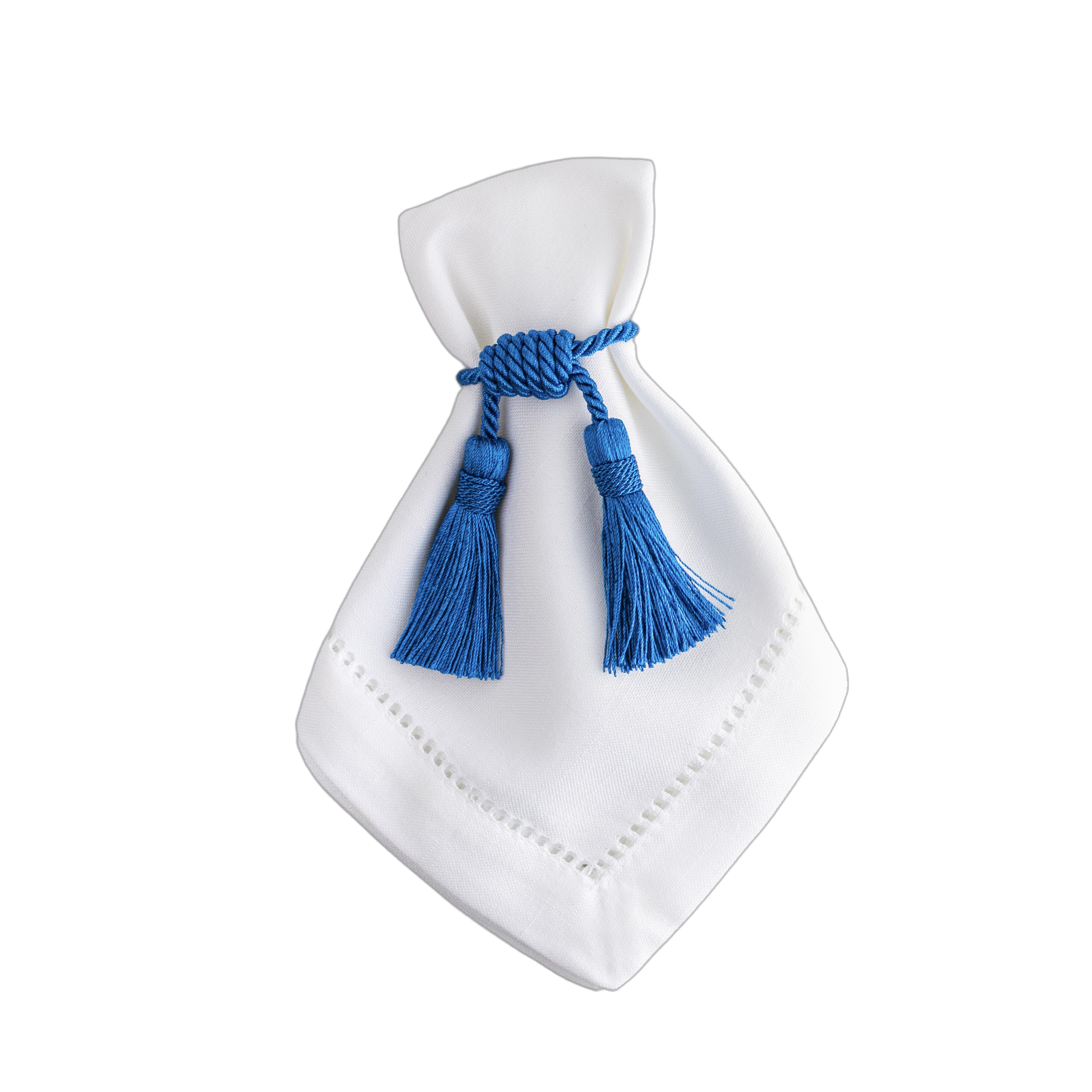 Porta Guardanapo Tassel Azul